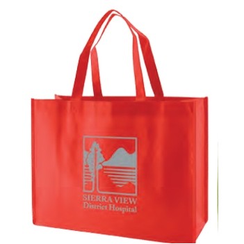 Black Non-Woven Tote Bag (16"x6"x12"/18" Handle)