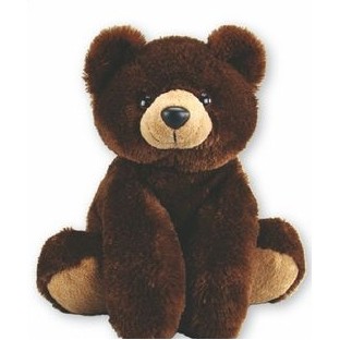 Drake Snuggle Ups Posable Brown Bear Stuffed Animal