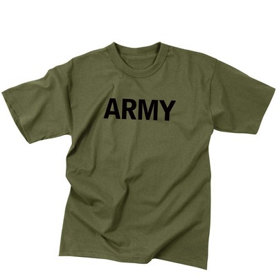 Military Olive Drab 'Army' Training T-Shirt (3XL)