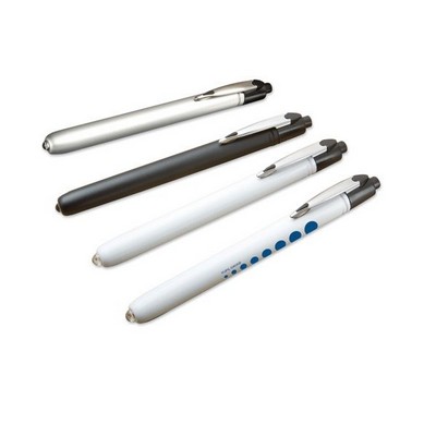 Metalite™ Reusable Penlight w/ Silver Barrel