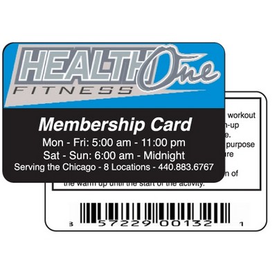 Heavy Laminated Membership Card (2-1/8"x3-3/8")