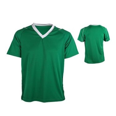 Adult Cool Mesh Soccer Jersey Shirt w/ Contrasting Sleeve Piping