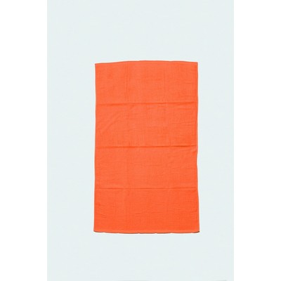 Velour Beach Towel (28" x 58") Orange (Blank)