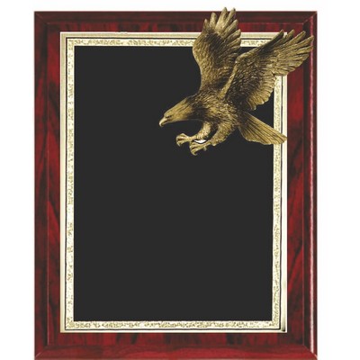 Mahogany Eagle Plaque (9"x12")