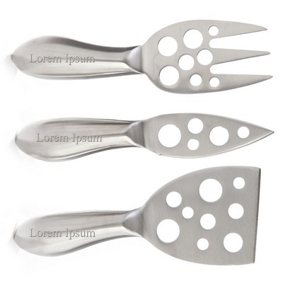 Small Stainless Steel Cheese Tool Set (3 Piece)