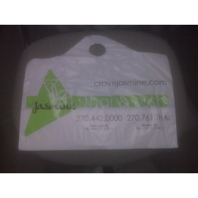 Wave Top Imported Take Out Bag (15x14x5)