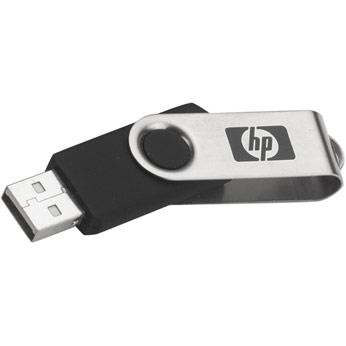 16 GB Swivel USB Flash Drive with Key Chain