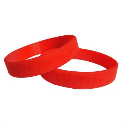 Debossed Silicone Wristband