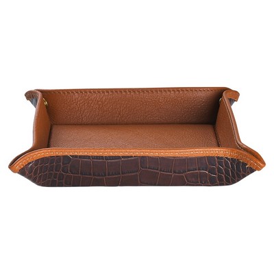 Large Leather Catchall