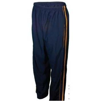 Adult 10 Oz. Stretch Double Knit Pull-On Warm Up Pant w/ Piping & Open Bottom