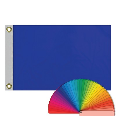 12" x 18" Solid Color Flags with Heading & Grommets