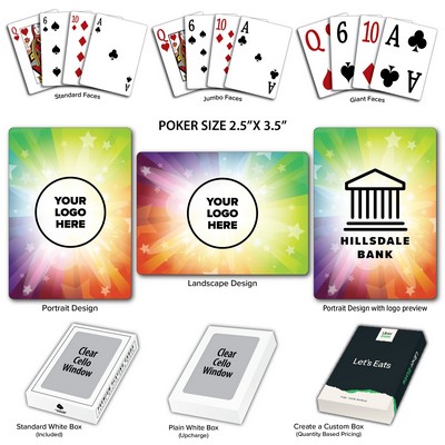 Celebration Theme Poker Size Playing Cards