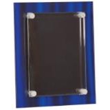 Stand-Off Acrylic Plaque - 9" x 12" - Blue/Black Painted Finish