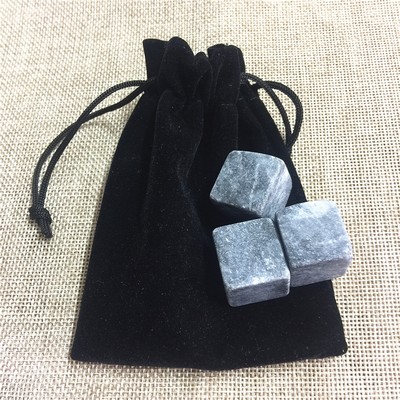 Whisky Chilling Rock w/Pouch 3pcs Set