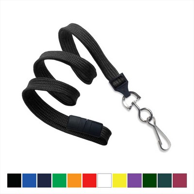 3/8" Tube Blank Lanyard with Breakaway (Swivel Hook)