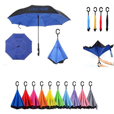 C-Handle Inverted Upside Down Umbrella