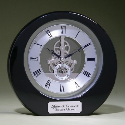 Silver Accent Clock