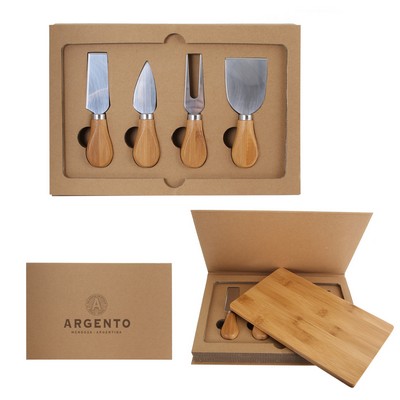 Bamboo Cheese Set