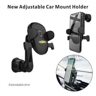 Quick Release Car Mount Holder Car Phone Holder With Release Button