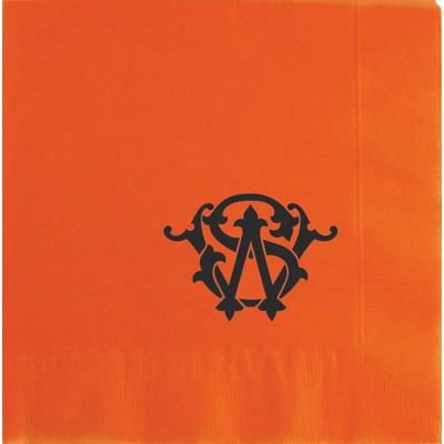 Orange 3 Ply Dinner Napkins