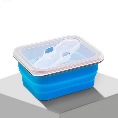 Single Layer Silicone Folding Lunch Box