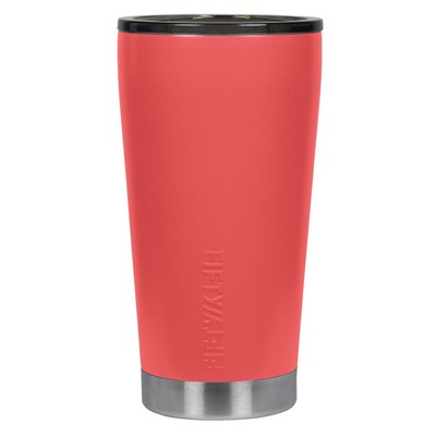 16oz Coral Tumbler with Smoke Cap