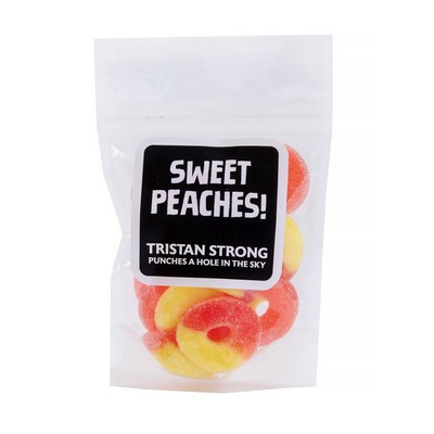 Gummi Rings Peach Snack Pouch