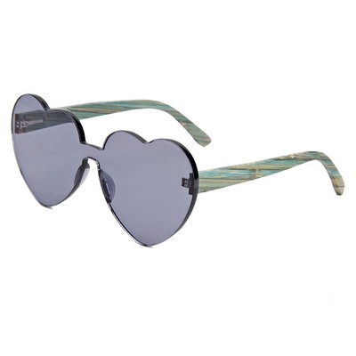 Bamboo Sunglasses - Smoke Lenses