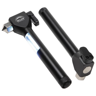 Mini Watchman Flashlight with Escape Hammer