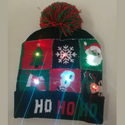 Colorful Light-Up Christmas Hat