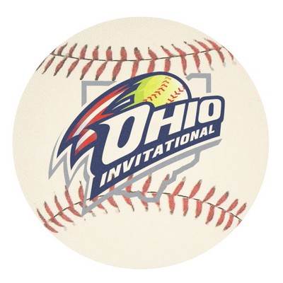 Full Color Process 40 Point Baseball Pulp Board Coaster