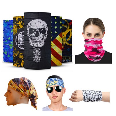 Multifunctional One Layer Tube Neck Gaiter/Head Scarf