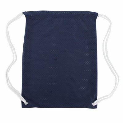 Jersey Mesh Drawstring Backpack