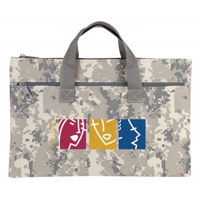 Digital Camo Document Bag