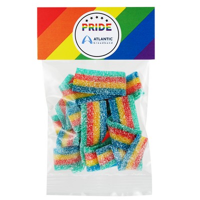 Pride Header Bag - Sour Rainbow Bites - 1 Oz.