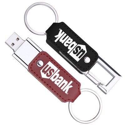 USB Flash Drive w/Carabiner (Shorter Prod Time)