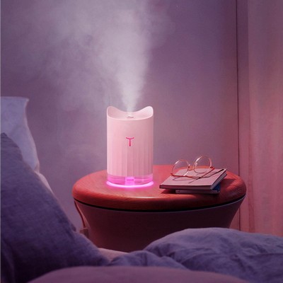 300ml Cat Ear Mini Humidifier w/Night Light