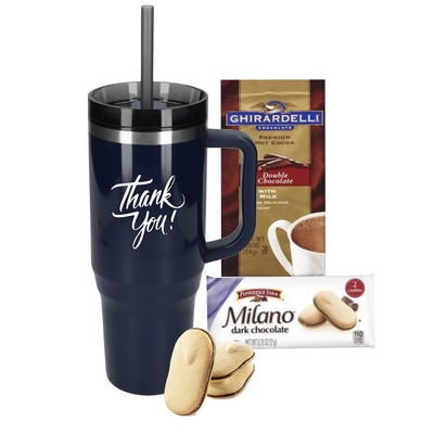 Eco Friendly Tumbler with Cookies & Cocoa