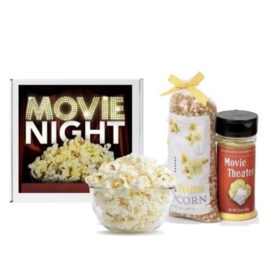 Popcorn Kernels and Seasoning Box