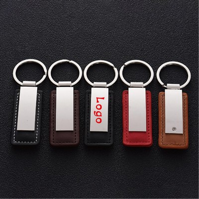 Leather Strap Keychain