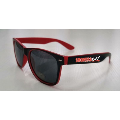 Two-Tone Classic Retro UV400 Protection Sunglasses