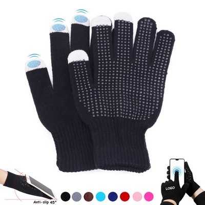 Touch Screen Gloves w/Anti-Slip Texture