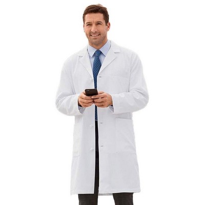 40" Meta® Men's Knot Button iPad Lab Coat