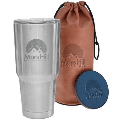 30 Oz. Continuum Series Tumbler Gift Set - Laser Etched