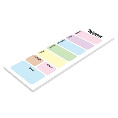 3" x 8" Sticky Note Pad with 25 Sheets