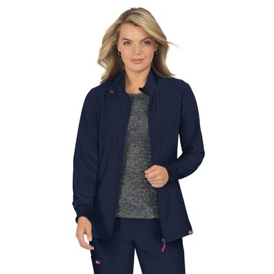 koi - Lite Stretch - Women's 2-Pocket Zipper-Front Impact Jacket