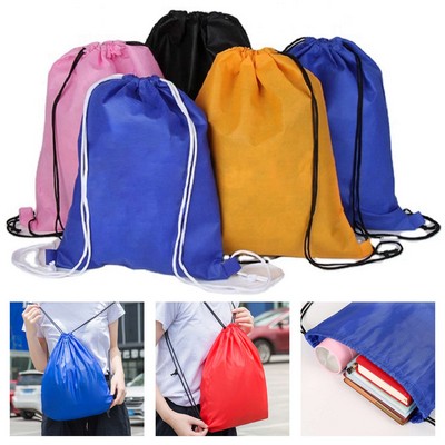 210D Polyester Drawstring Backpack