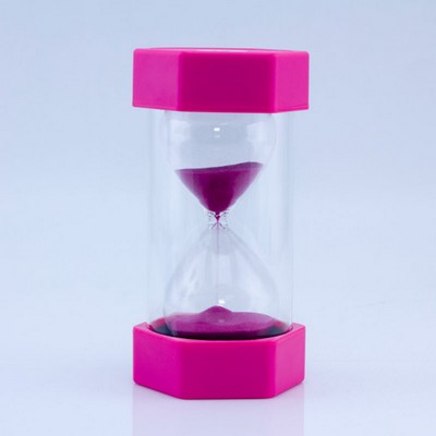 20 Minutes Hexagon Design Hourglass Sand Timer Size #S