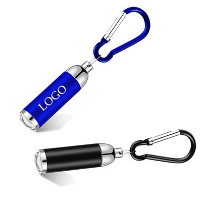 Mini LED Flashlight Keychain with Carabiners