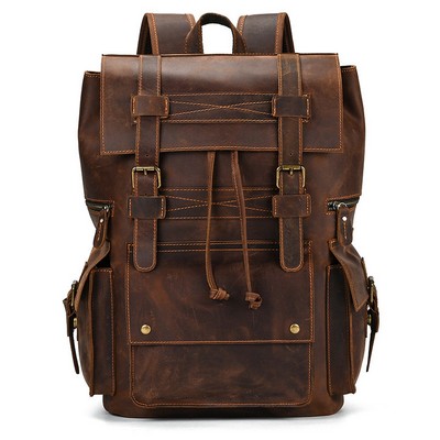 Hiking Travel Leather Bag